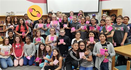 Sixth-Grade Girls at Jones Elementary Participate in Kindness Campaign 
